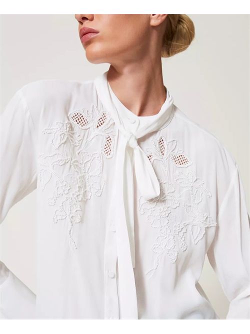 shirt woman white TWINSET | TP2690/00282